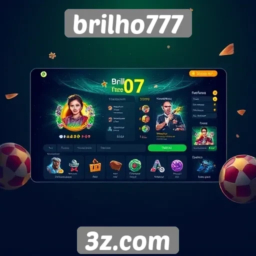 Interface do usuário e experiência no brilho777